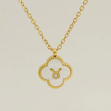 Load image into Gallery viewer, Lovely Zodiac Clover Necklace