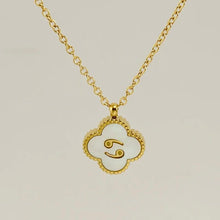 Load image into Gallery viewer, Lovely Zodiac Clover Necklace