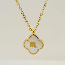 Load image into Gallery viewer, Lovely Zodiac Clover Necklace
