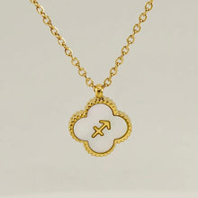 Load image into Gallery viewer, Lovely Zodiac Clover Necklace