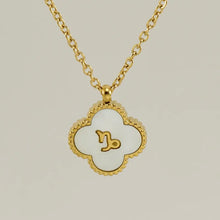 Load image into Gallery viewer, Lovely Zodiac Clover Necklace