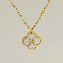 Load image into Gallery viewer, Lovely Zodiac Clover Necklace
