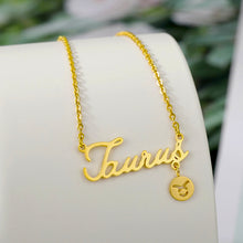 Load image into Gallery viewer, Lovely Leo’s Zodiac Charm Necklace