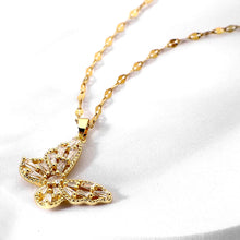 Load image into Gallery viewer, Lovely Leo’s Butterfly in Flight Necklace