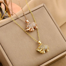 Load image into Gallery viewer, Lovely Leo’s 3D Elephant Necklaces