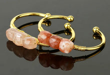 Load image into Gallery viewer, Lovely Leo’s 3-Stone Elegant Crystal Cuff Bracelet