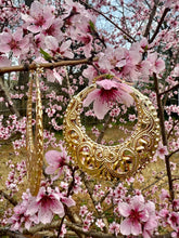 Load image into Gallery viewer, Lovely Leo Golden Era Filigree Hoops