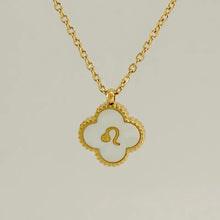 Load image into Gallery viewer, Lovely Zodiac Clover Necklace