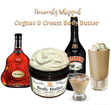 Load image into Gallery viewer, Cognac and Cream Heavenly Whipped Body Butter