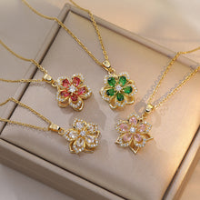 Load image into Gallery viewer, Lovely Leo’s Flower in the Breeze Necklace
