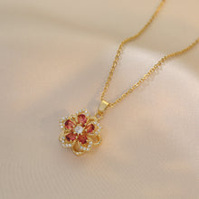 Load image into Gallery viewer, Lovely Leo’s Flower in the Breeze Necklace
