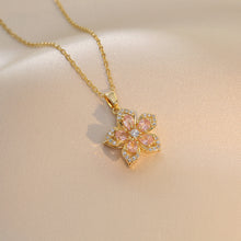 Load image into Gallery viewer, Lovely Leo’s Flower in the Breeze Necklace
