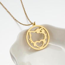 Load image into Gallery viewer, Lovely Leo’s Hello Kitty “I Heart You” Necklace
