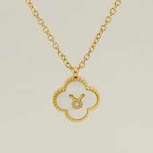 Load image into Gallery viewer, Lovely Zodiac Clover Necklace
