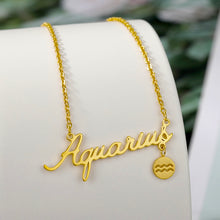 Load image into Gallery viewer, Lovely Leo’s Zodiac Charm Necklace
