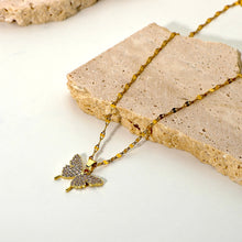 Load image into Gallery viewer, Lovely Leo’s Sparkle Butterfly Necklaces
