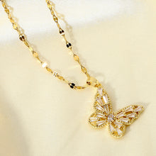 Load image into Gallery viewer, Lovely Leo’s Butterfly in Flight Necklace
