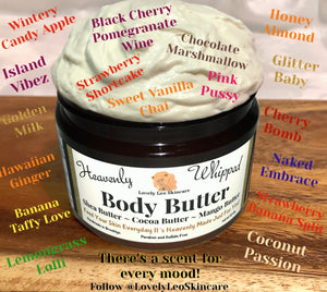 Black Cherry Pomegranate Wine Heavenly Whipped Body Butter