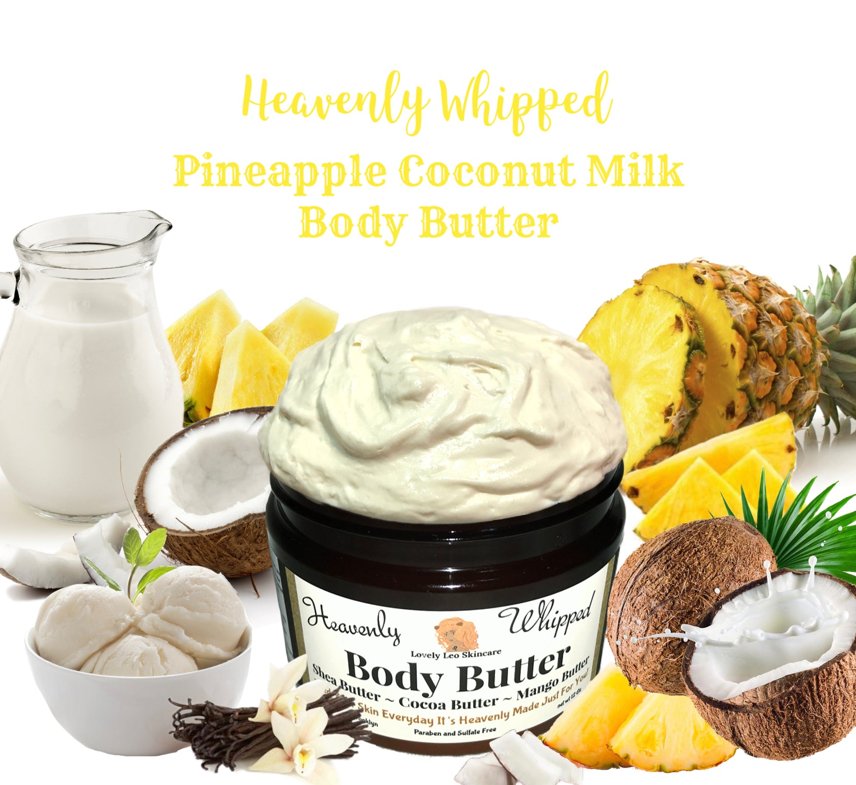 Coconut pineapple body outlets butter