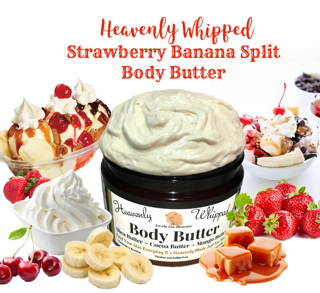 Strawberry Banana Split Heavenly Whipped Body Butter