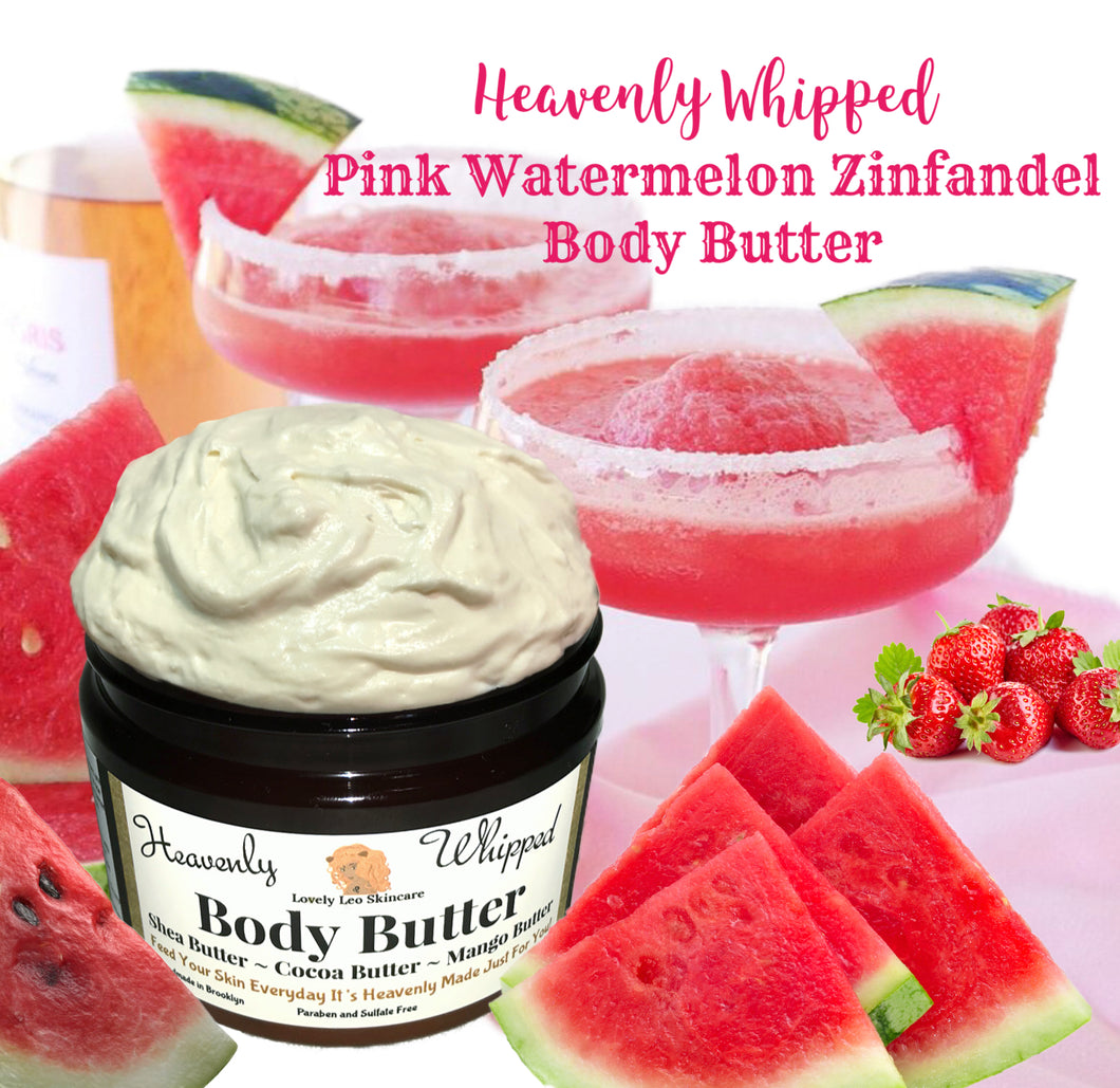 Pink Watermelon Zinfandel Heavenly Whipped Body Butter