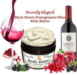 Black Cherry Pomegranate Wine Heavenly Whipped Body Butter